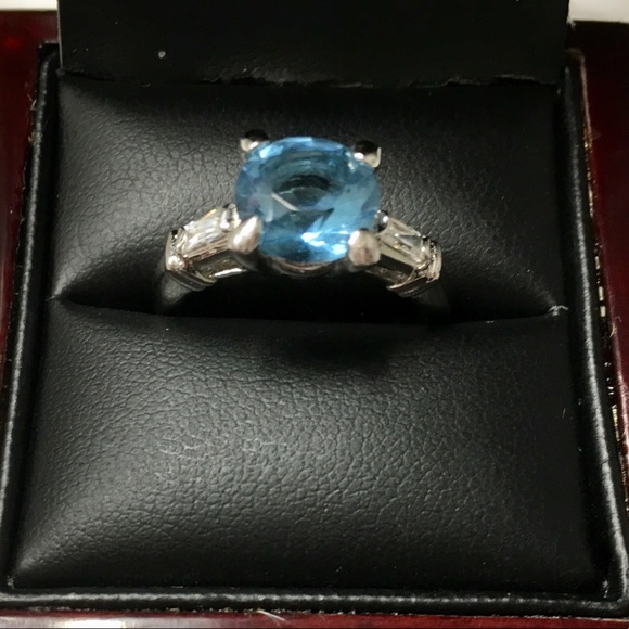 Nordstrom Jewelry - 3/$30 NWOT Nordstrom silver CZ topaz ring 💗offers